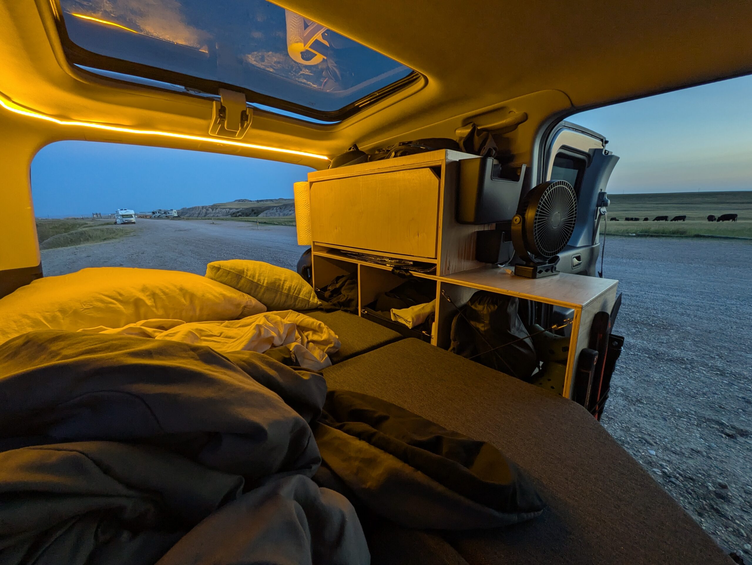 A quick tour of my Honda Element camper